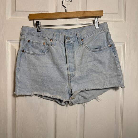 Levi's 501 High Waisted Shorts - Picture 1 of 5